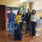 Visita de la campeona al Ayuntamiento de Santa María.