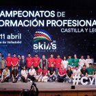 Foto de familia de los ganadores en el encuentro en Valladolid.