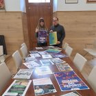 Laura Gallego y Javier Carrera, en la presentación.