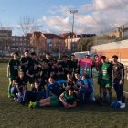 Plantilla del Atlético Trobajo que se proclamó campeón de Liga.