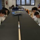 Estudiantes, en la biblioteca de la Universidad de León.