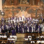 La Agrupación Musical de la Real Hermandad de Jesús Divino Obrero interpretó tres marchas en el templo.