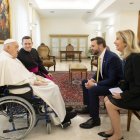El Papa se entrevista durante media hora con el vicepresidente de EE UU JD Vance.