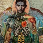 Pintura del escritor Fran Kafka