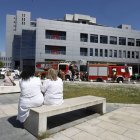 Los Bomberos se acercaron al Hospital por humo.