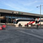 La estación de tren de León.