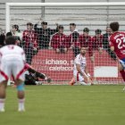 La imagen muestra el gol encajado por la SD Ponferradina ante la SD Tarazona.