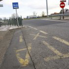 Una de las paradas de taxi de Villaquilambre