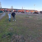 La pedánea acudió a La Era, donde se realizará la obra.
