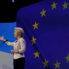 La presidenta de la Comisión Europea.