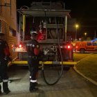 Efectivos leoneses en un hospital gallego.