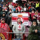 La afición se volcó con su Cultural en el Anxo Carro de Lugo en el último triunfo a domicilio (1-4).