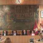 Vista de la última sesión ordinaria del pleno en la Diputación.