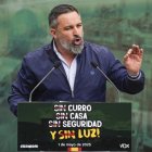 Santiago Abascal interviene por el 1 de mayo.