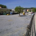 Zona del recinto ferial de Cacabelos.