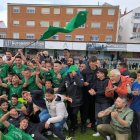 El Atlético Astorga celebra el ascenso virtual a Segunda Federación.