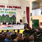 Lleno absoluto en la primera jornda de la Semana Cultura de Olleros de Sabero.