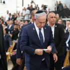 Benjamin Netanyahu ayer, en una ceremonia en Jerusalén.