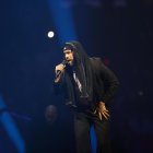 Imagen de archivo (14/3/2024)del rapero puertorriqueño Bad Bunny durante un concierto en Los Ángeles. EFE/EPA/CAROLINE BREHMAN