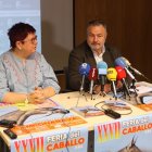 La concejala de Ferias y el alcalde de Camponaraya.