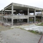 Vista actual de las obras en la infraestructura sanitaria.