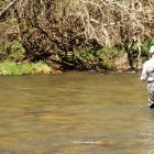 La temporada de pesca en los ríos leoneses ha superado el primer mes de actividad con la climatología y los caudales altos como grandes condicionantes.