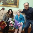 Lorenza Alonso, centenaria de San Andrés.