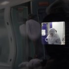 Un trabajador del sector farmacéutico.