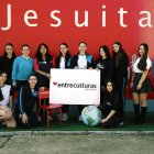 Las 18 jóvenes que este curso se han sumado a la red de Entreculturas en su colegio.