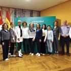 Los participantes en el encuentro posan en El Albéitar.