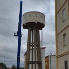Depósito de la antigua Azucarera en el que se ha intervenido.