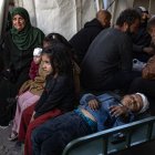 Imagen de archivo de palestinos heridos en un ataque aéreo israelí, en el Hospital Al-Ahli en Gaza. EFE/EPA/HAITHAM IMAD