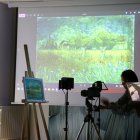 Equipo fotográfico para investigación pictórica.