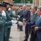 El general de Brigada José Antonio Fernández de Luz de las Heras y el delegado del Gobierno, Nicanor Sen Vélez, presiden el acto conmemorativo del 181 aniversario de la fundación de la Guardia Civil.