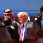  Mohammed bin Salman con Donald Trump.