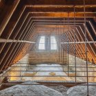 Bajocubierta del Palacio de Gaudí de Astorga tras su restauración.