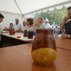 La cecina y el vino, protagonistas del encuentro.