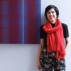 Pilar de Lara, en la sala Región del Instituto Leonés de Cultura, antes de la charla.