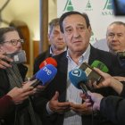 El máximo responsable de Asaja, en una reciente comparecencia ante los medios de comunicación.