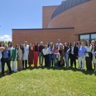 Médicos, enfermeras y psicñologos que cumplieron su estancia de profesionales residentes.