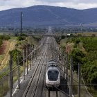 Imagen de la vía entre madrid y Andalucía.