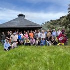 Grupo de voluntarios que se encargado de la limpieza de la senda al Monasterio de Montealegre.