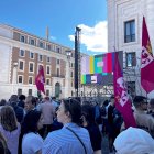 La Cofradía del Dulce Nombre de Jesús Nazareno regresa a León tras su participación en el Jubileo de las Cofradías.