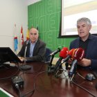 Jorge Vega y Francisco Balado, en la presentación de los cursos de verano de la Uned.