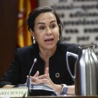 Imagen de archivo (31/05/2024) de Isabel Pardo de Vera, ex secretaria de Estado de Transportes, Movilidad y Agenda Urbana, en la comisión de investigación del caso Koldo del Senado. EFE/ Fernando Alvarado.