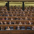 Vista del hemiciclo durante un pleno del Congreso de los Diputados. EFE/ Fernando Villar.