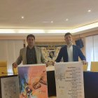 El alcalde coyantino, Ricardo Barrientos, y el concejal de Ferias y Mercados, Ángel Pérez Muñoz.