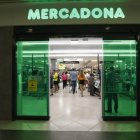 Entrada a un supermercado Mercadona.