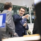 El consejero Suárez-Quiñones ayer, en el Comité de las Regiones celebrado en Bruselas.