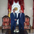 Sánchez con Erdogán ayer, en Turquía.